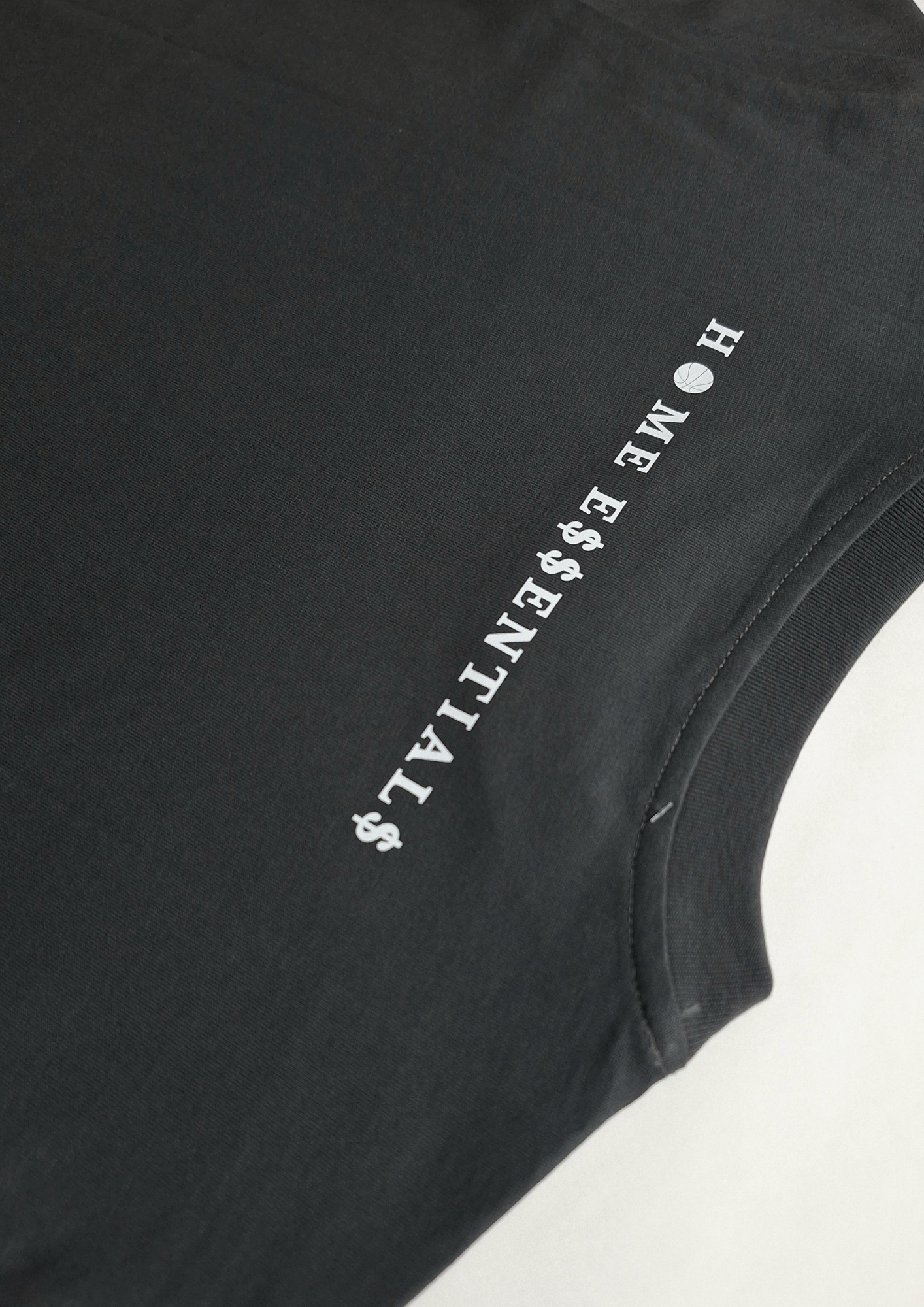 HOME E$$ENTIAL$ GREY REGULAR TEE