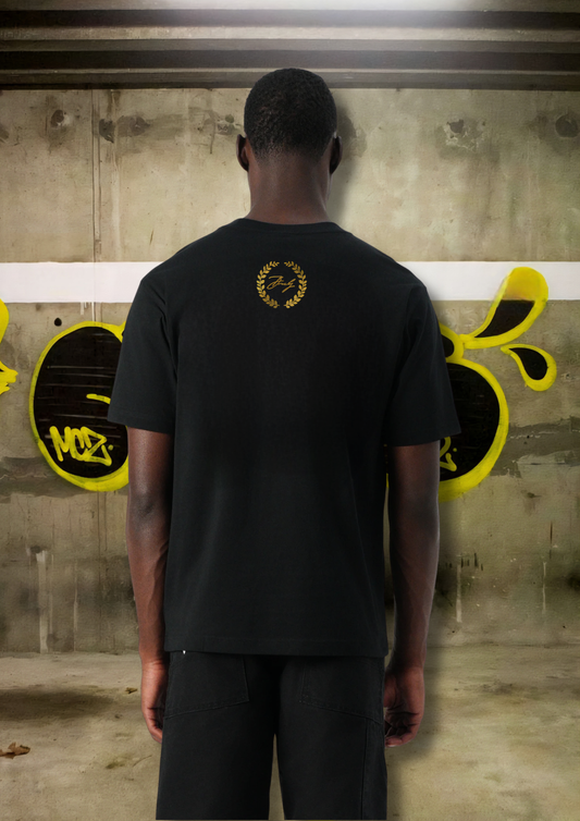 CLA$$Y BLACK/GOLDY REGULAR TEE