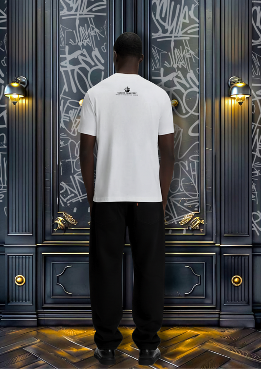 CLA$$Y WHITE REGULAR TEE
