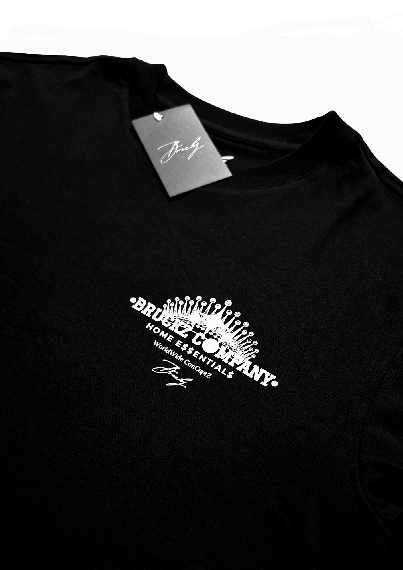 HOME E$$ENTIAL$ BLACK REGULAR TEE