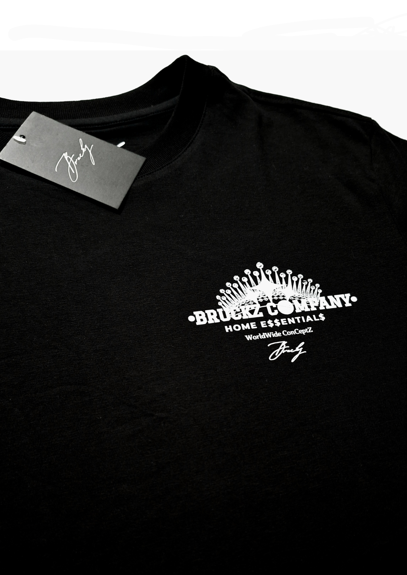 HOME E$$ENTIAL$ BLACK REGULAR TEE
