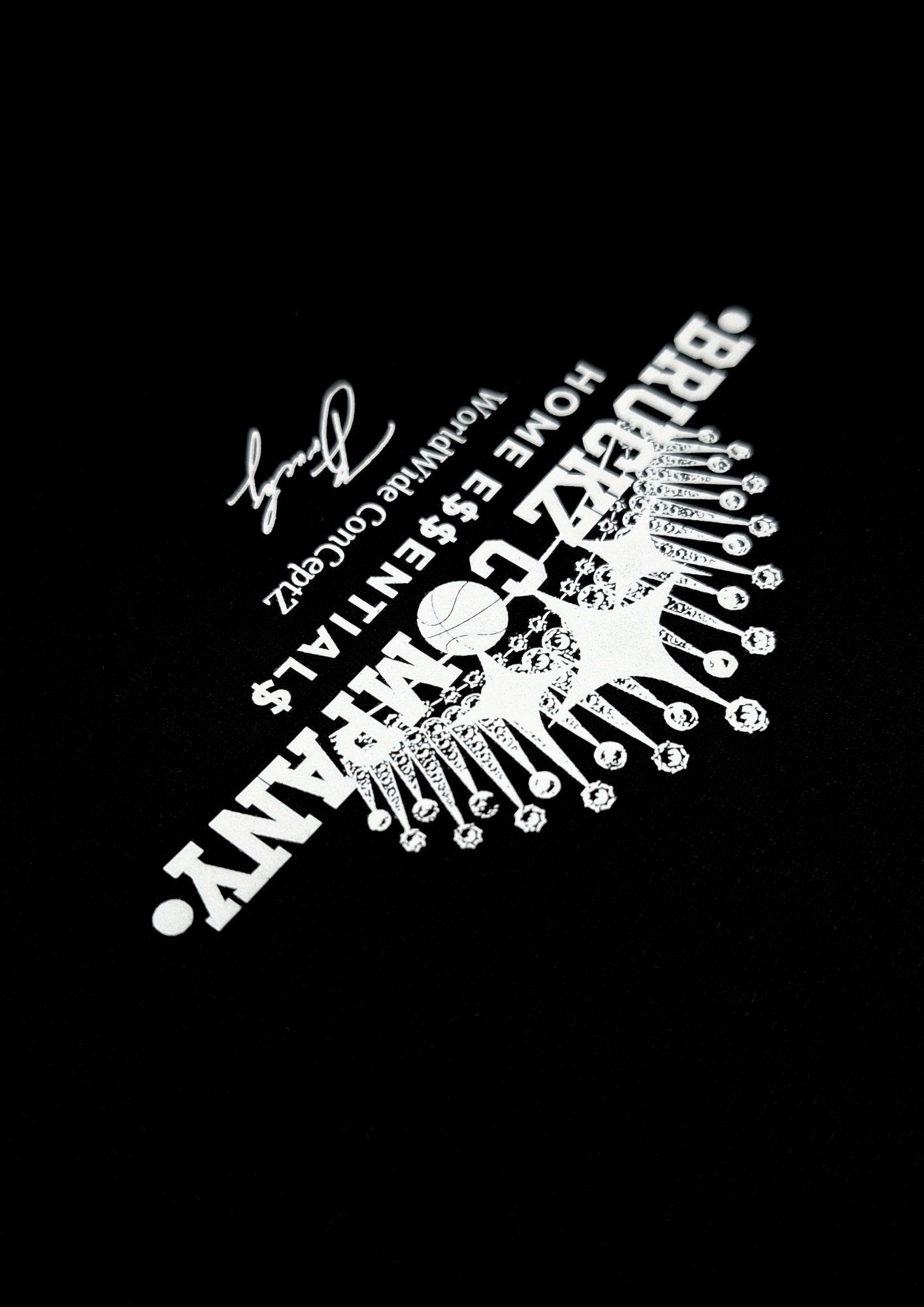 HOME E$$ENTIAL$ BLACK REGULAR TEE