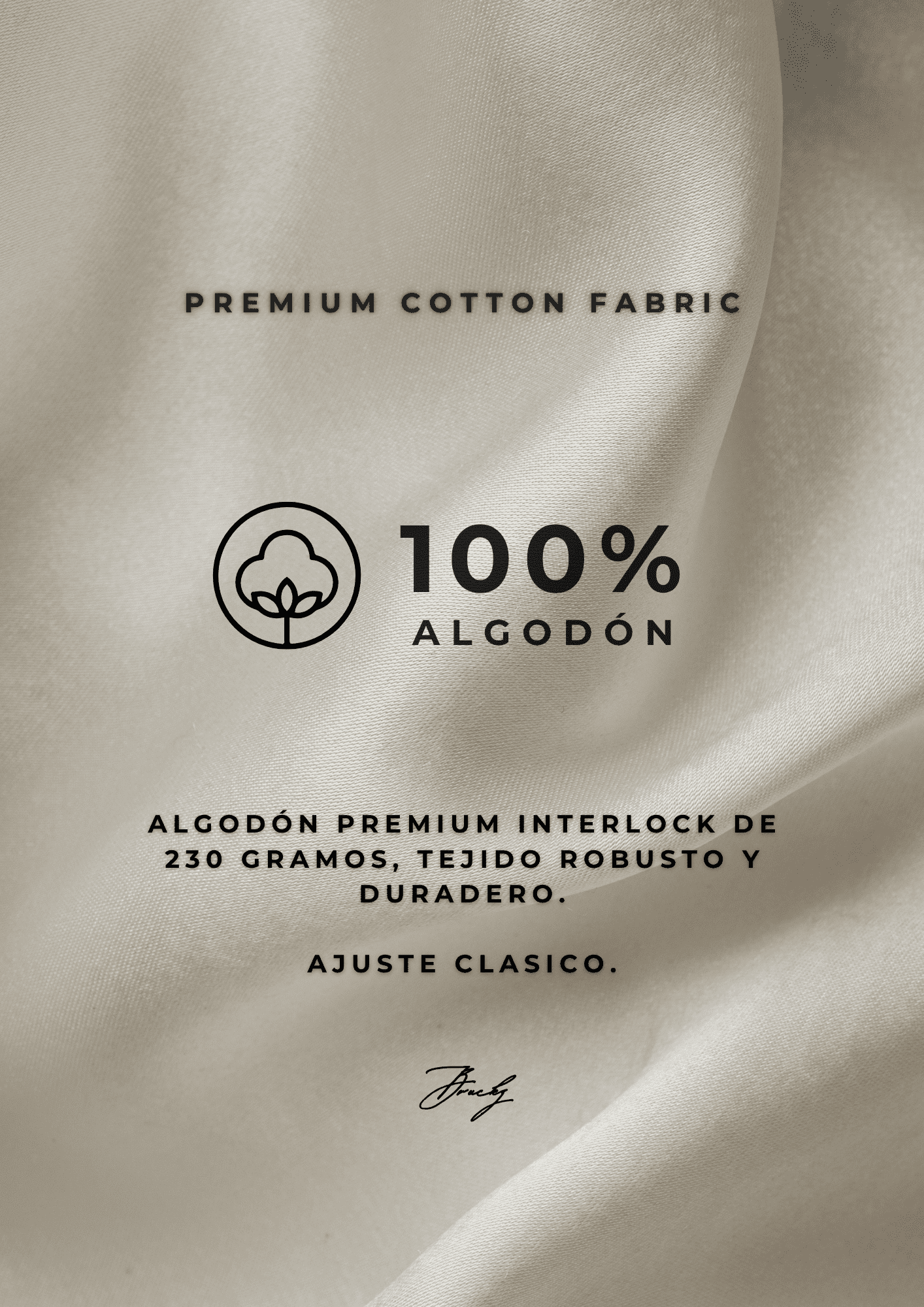 HOME E$$ENTIAL$ IVORY/BLCK REGULAR TEE