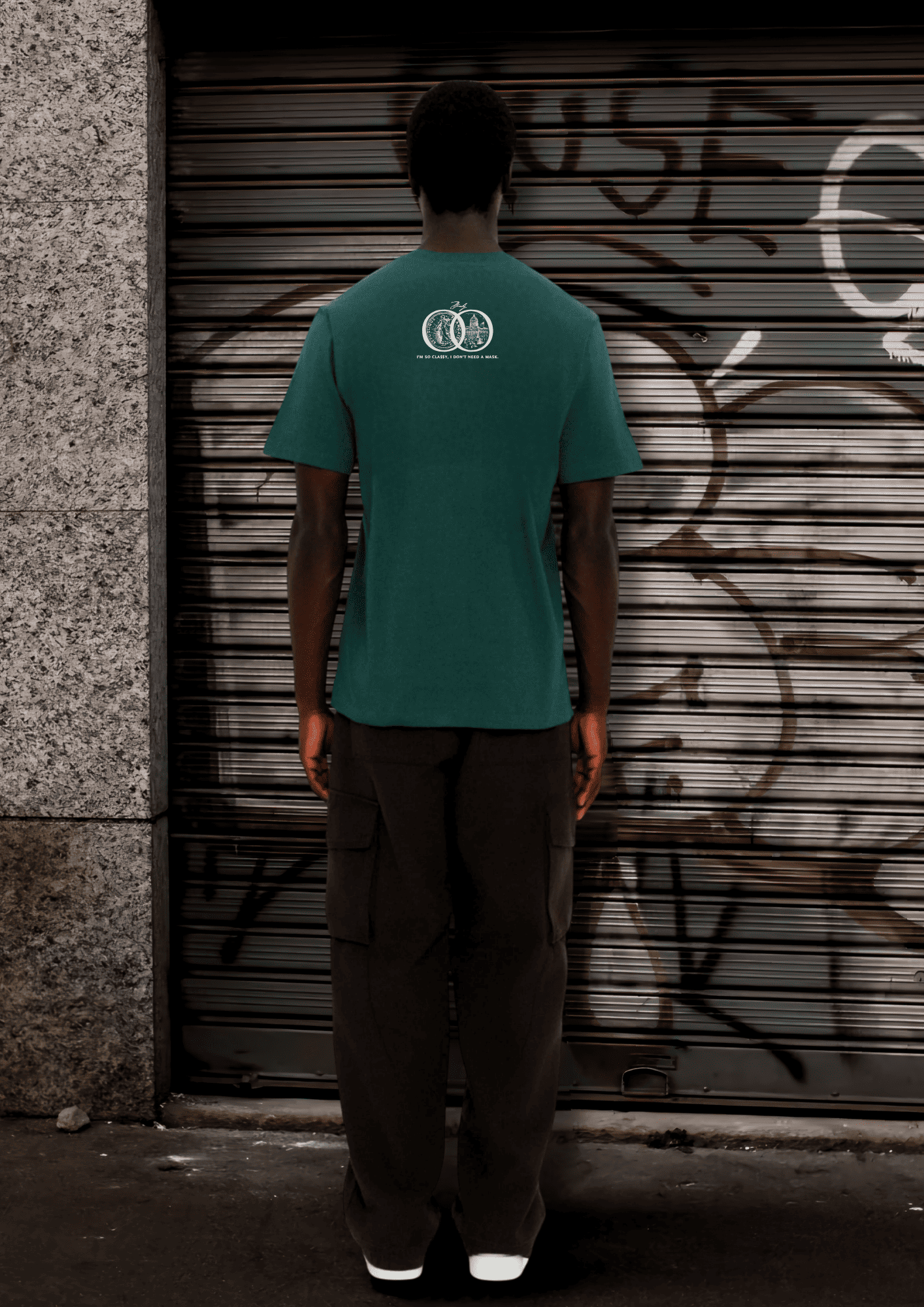 CLA$$Y GREEN REGULAR TEE